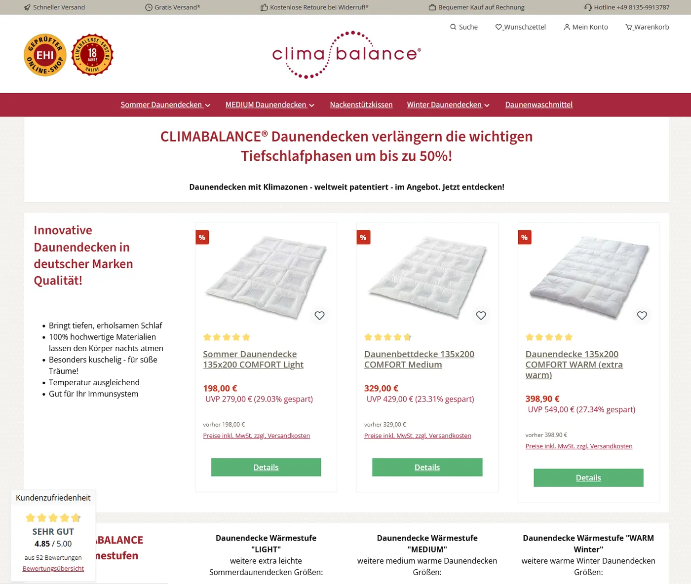Screenshot CLIMABALANCE